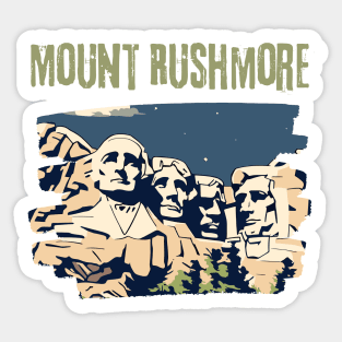 Mount Rushmore South Dakota Sticker